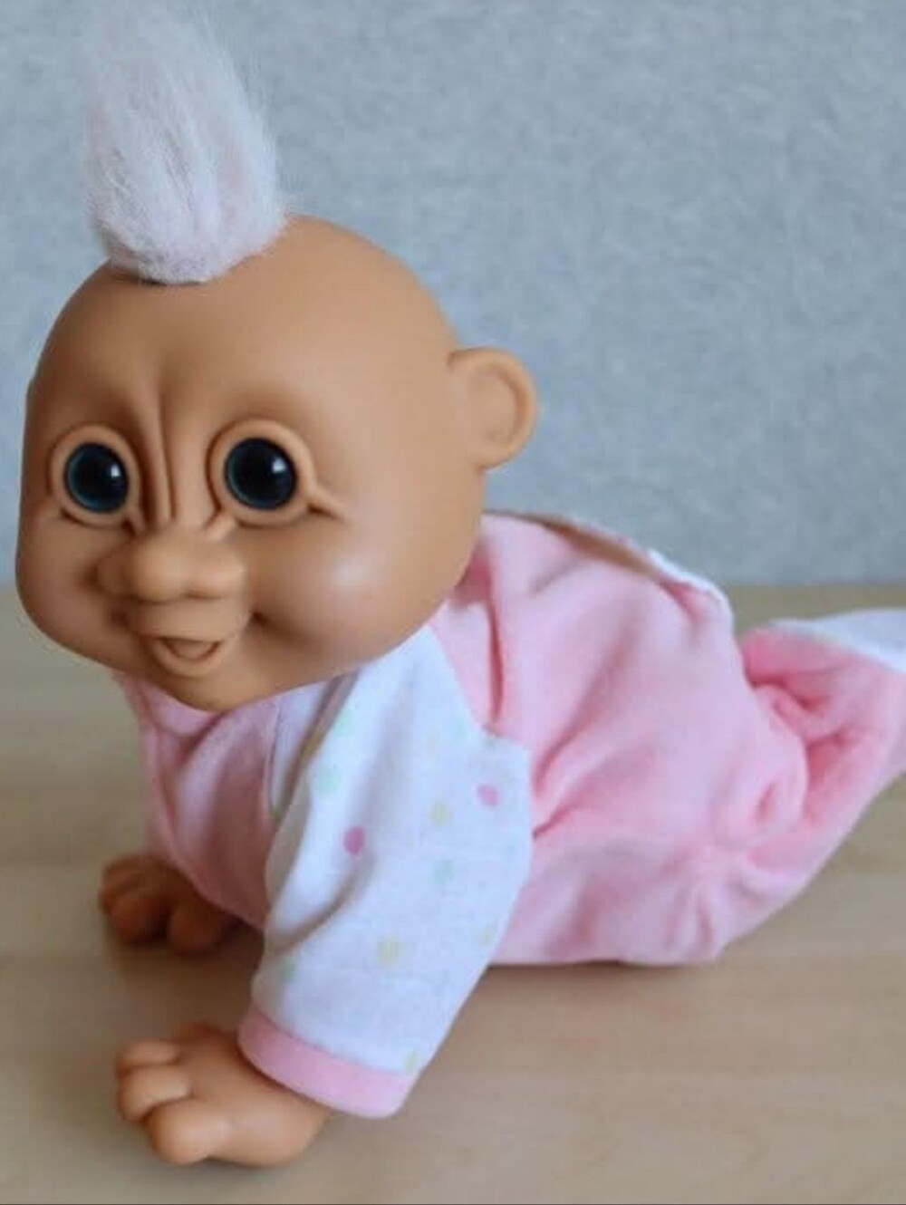 Vintage Baby Giggles Troll Doll